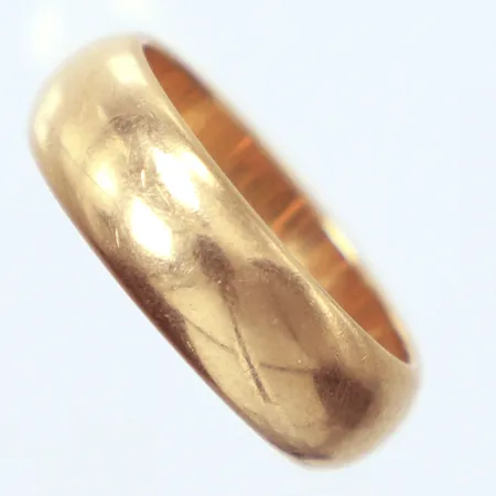 Ring, Ø17¼, gravyr, 18K Vikt: 8,7 g