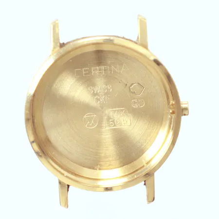 Klockboett Ø21¾mm, 14k  Vikt: 4 g