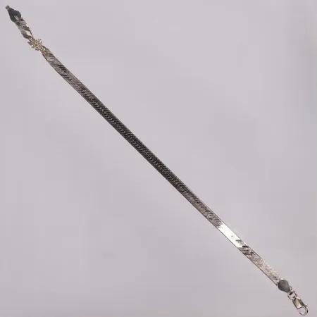 Armband, ca 18,5cm, defekt, 925/1000 silver Vikt: 3,9 g