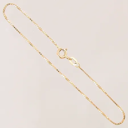 Armband Venezia, längd 17cm, bredd 0,8mm, 18K  Vikt: 1 g