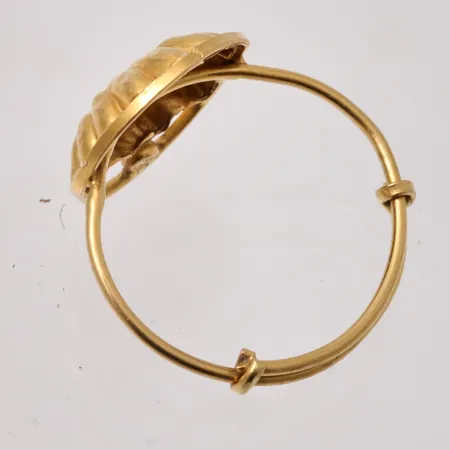 Defekt guld, 22K, vikt 1,68g.