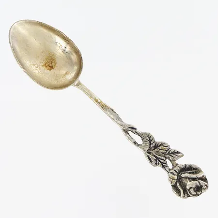 Moccasked modell Rosen 91mm, Gewe, silver 830/1000. Vikt: 7,8 g