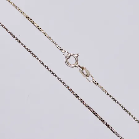 Kedja Venezia, längd ca 62cm, bredd ca 1mm, 925/1000 silver Vikt: 4 g