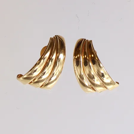 Ett par örhängen, halvcreoler, 14,5x18,3mm, GHA, 18K Vikt: 1,4 g