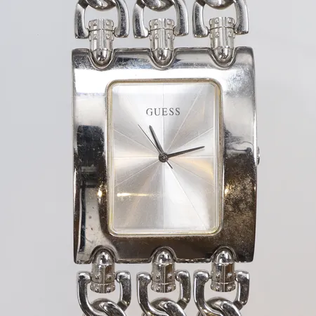 Damur, Guess, Ø39x47mm, quartz, stål, refnr: I95194L1, stål, behov av batteribyte