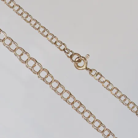 Halsband doserad Bismarck, längd 42cm, bredd 2-4mm, 18K Vikt: 4,3 g