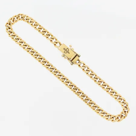 Armband Pansar, 17,5cm, bredd 4mm, Balestra, 18K Vikt: 12,2 g