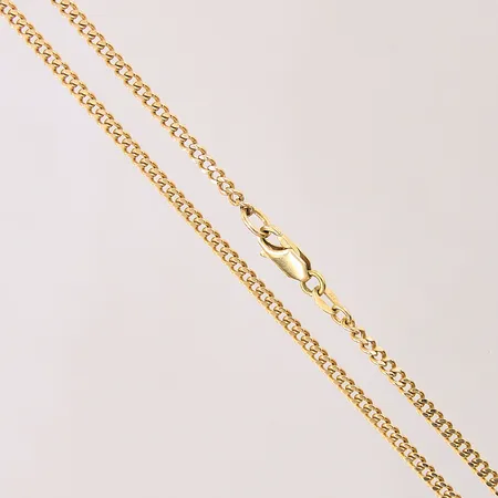 Kedja Pansar, längd 49,5cm, bredd 3mm, 18K  Vikt: 12,5 g