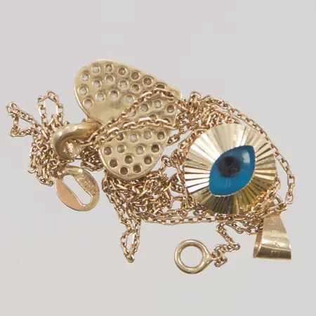 Diverse guld, defekter, 14K, 3,0g.