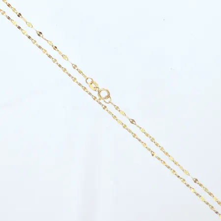 Kedja, längd 39,5cm, bredd 1,9mm, 18K Vikt: 1,1 g