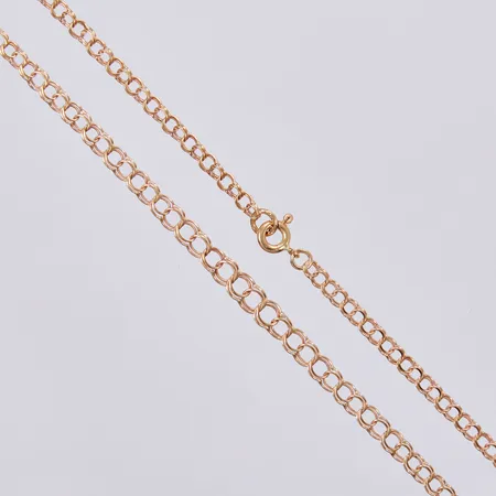 Collier doserad Bismarck, längd: ca 42cm, bredd: ca 3-4mm, 18K  Vikt: 4,1 g