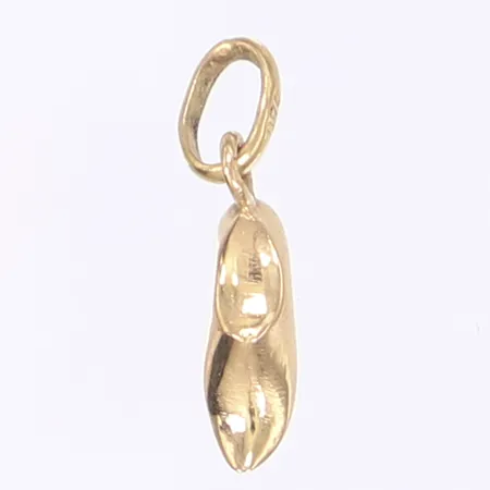 Hänge i form av sko, längd 20mm inkl ögla, 18K Vikt: 0,6 g