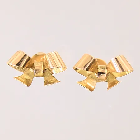 Ett par örhängen rosetter, 13x7mm, 18K  Vikt: 2 g