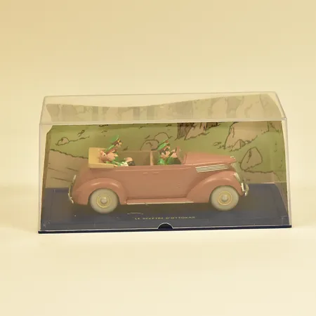 Modellbil/samlarbil, Tintin, Le sceptre D'Ottokar/Kung Ottokars spira, originalask, slitage på ask.