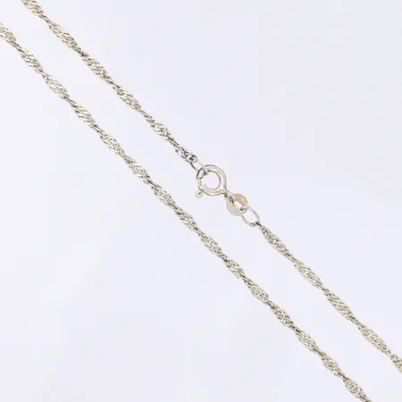 Kedja, längd 44cm, bredd 2mm, silver 925/1000 Vikt: 2,7 g