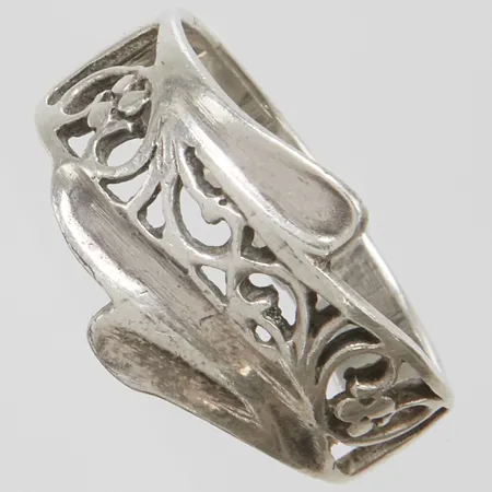 Ring, Ø17¾, bredd: 4,2-12mm, silver, 925/1000 Vikt: 2,9 g