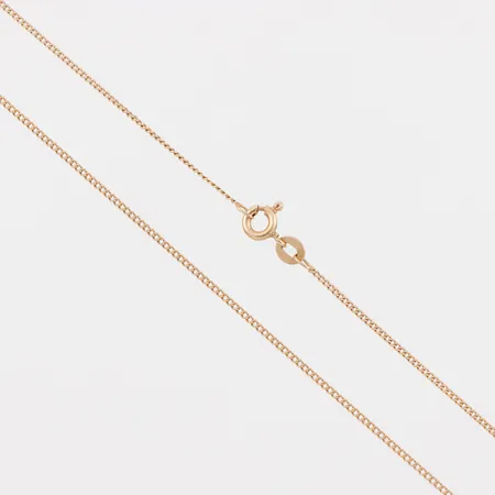 Collier Pansar, längd ca 53 cm, bredd 1.2 mm, 18k. Vikt: 2,9 g