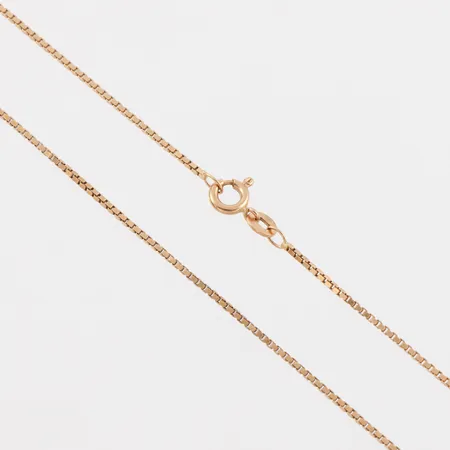 Collier Venezia, längd ca 42 cm, bredd 1.2 mm, 18k. Vikt: 4,1 g