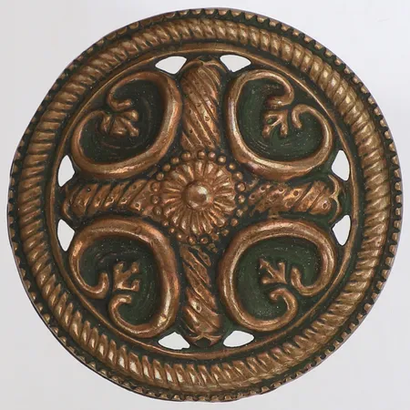 Brosch, Kalevala Finland, Ø48mm, brons