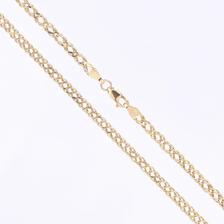 Kedja, Bismarck, längd 45cm, bredd 3mm, 18K Vikt: 3,3 g