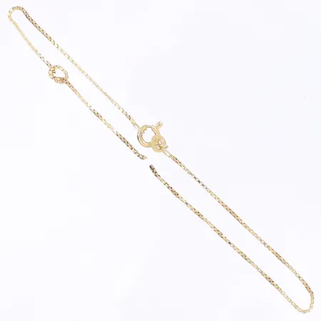 Halskedja, defekt, 18K Vikt: 1,8 g