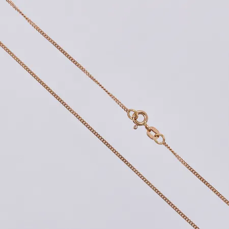 Kedja Pansar, längd ca 38cm, bredd ca 1mm, 18K Vikt: 2,5 g