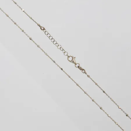 Kedja, längd: 40,7-43,6cm, bredd: 0,8-1,2mm, GHA, silver, 925/1000 Vikt: 2,5 g