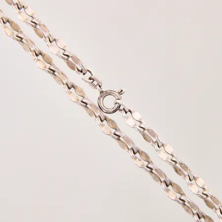 Collier, längd: 60cm, bredd: 5,7mm, silver 925/1000 Vikt: 19,2 g