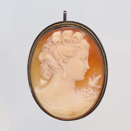 Brosch/Hänge Camé, 55x36mm