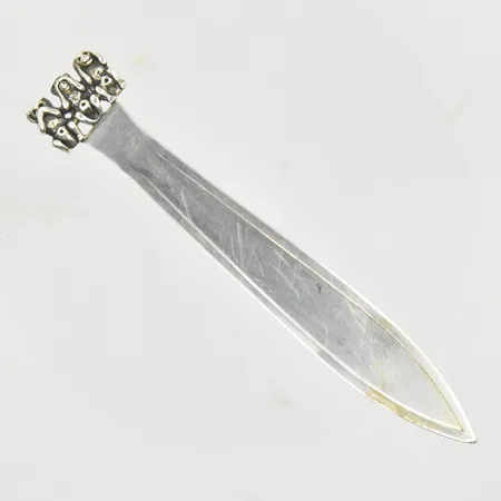 Bokmärke, längd 10 cm, bredd 13 mm, 830/1000 silver. Vikt: 8,7 g