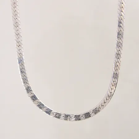 Kedja, längd 42cm, bredd 5mm, silver 925/1000 Vikt: 18 g