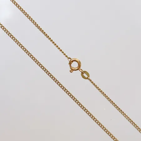 Kedja Pansar, ca 64,5cm, bredd 1,5mm. 18K  Vikt: 6,1 g