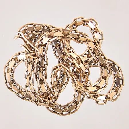 Collier, defekt, 14K  Vikt: 15,3 g