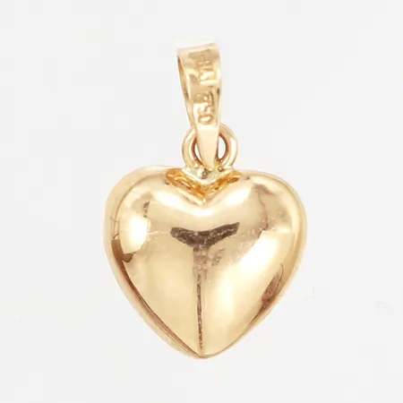Hänge Hjärta, 10x18mm, GHA, 18K Vikt: 0,9 g