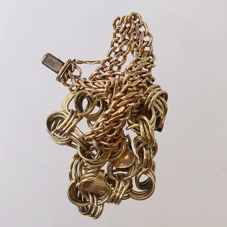 Guldskrot, skeva länk, defekt, 14K Vikt: 28,9 g