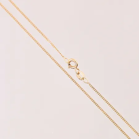 Kedja Pansar, längd: 38cm, bredd: 1mm, Balestra, 18K  Vikt: 2 g