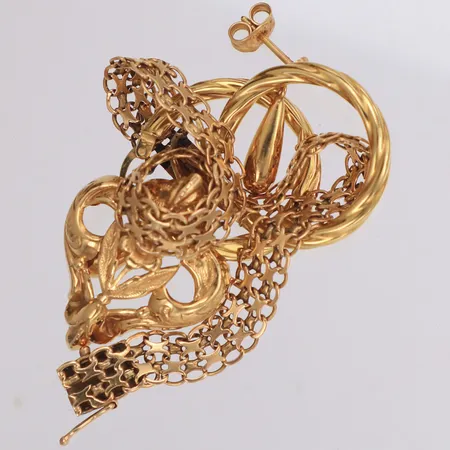 Diverse guld, defekt, 18K Vikt: 14,1 g