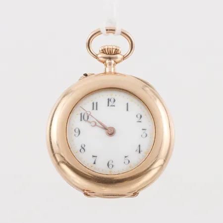 Mormorsur, tickar igång men ej funktionstestat, diameter ca 3 cm, totalvikt 25.9 gram,14k.