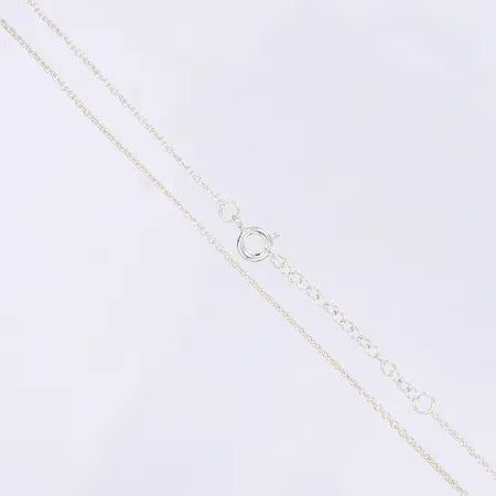 Kedja, längd 40,5-43cm, bredd 1mm, silver 925/1000 Vikt: 1,8 g