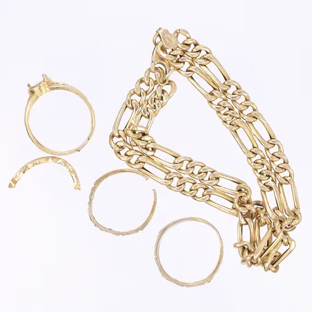 Diverse defekt guld, 18K Vikt: 22,6 g