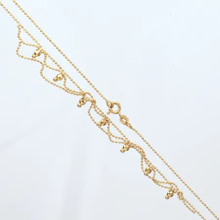 Collier längd 42,5cm, 18k Vikt: 3,8 g