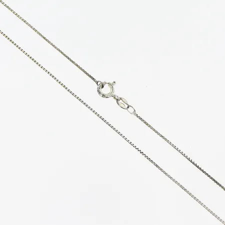 Kedja Venezia, 38,5cm, bredd 1mm, silver 925/1000. Vikt: 1,5 g