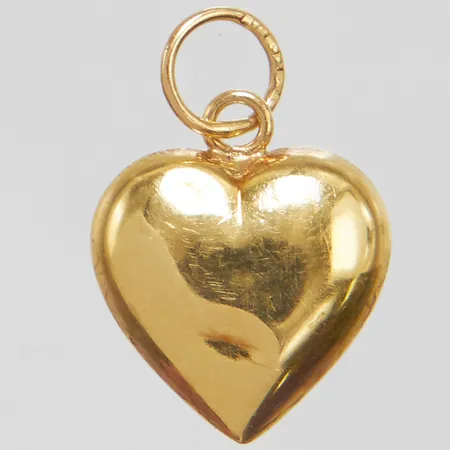 Hänge, hjärta, defekt, 18K Vikt: 0,3 g