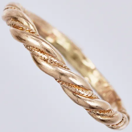 Ring, stl: ca 20¼, bredd: ca 3-3,5mm, 18K Vikt: 4,7 g