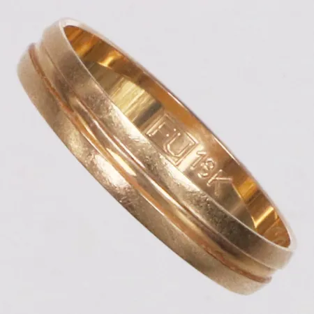 Ring, stl 17, bredd 3,5mm, gravyr, 18K Vikt: 1,7 g