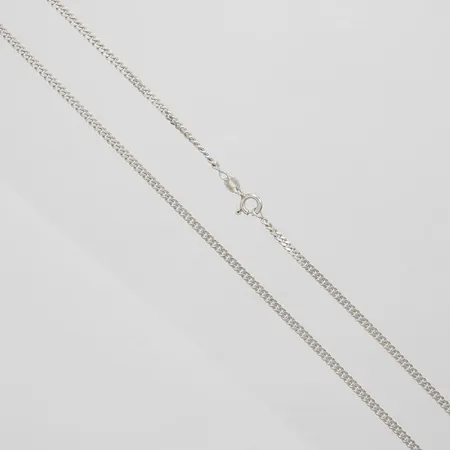 Kedja, Pansar, längd: 80cm, bredd: 2,5mm, silver, 925/1000 Vikt: 11,6 g