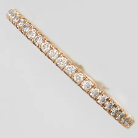 Helalliansring, Cartier, Étincelle de Cartier, diamanter 47 x ca.0,005ct, stl.50, Ø16-, bredd: 1,4mm, ref.nr.CRB4210550, serienr.WPK131, roséguld, 18K, certifikat daterat 19/6-2024, Stockholm, kvitto, etui samt box medföljer, Nypris SEK 34100 Vikt: 1,1 g