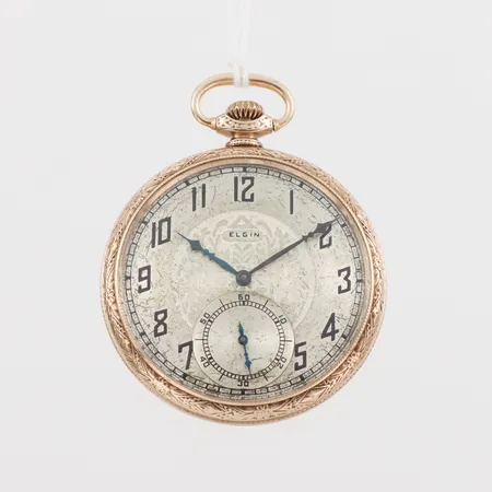 Fickur Elgin, tickar igång men ej funktionstestat, diameter 4.5 cm,doublé.