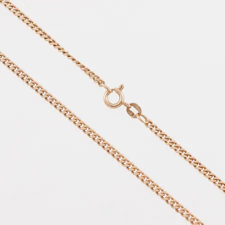 Collier Pansar, längd ca 52 cm, bredd 2.4 mm, 18k. Vikt: 11,9 g