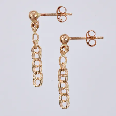 Ett par örhängen Bismarck, längd: ca 2cm, bredd: ca 3mm, 18K  Vikt: 0,9 g